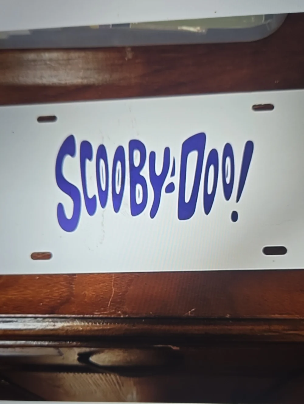 Scooby-Doo License Plate Decor